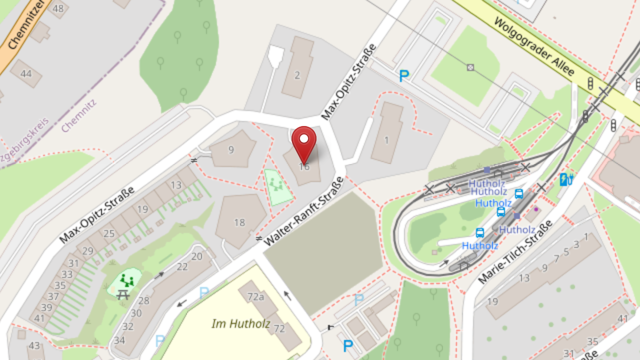 Static office location map